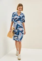 Kleid mit Volants