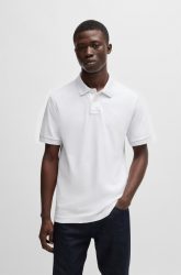 BOSS ORANGE - Poloshirt, kurzarm, für Herren, Weiss, Größe S
