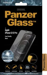 PanzerGlass, PanzerGlass - Folie iPhone 12 Pro Antibakteriell, Schwarz