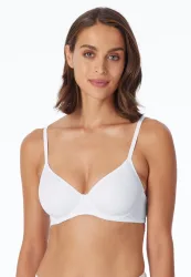Schiesser Bügel-BH mit Spitze Weiss - Air für Damen, Größe 75C, 90 % Polyester, 10 % Elasthan