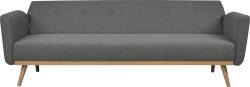 Schlafsofa Struktur 212x85 grau