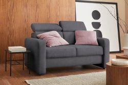 sit&more 2-Sitzer »Bologna«, inklusive Kopfteilverstellung und Federkern