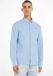 Tommy Jeans - Hemd, langarm, für Herren, Hellblau, Größe XXL