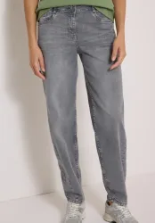 High Waist Barrel Leg Jeans im Loose Fit