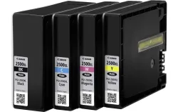 Canon PGI-2500XLBK/C/M/Y Original Tintenpatrone 9254B004 Schwarz, cyan, magenta, gelb 4 Stück Multipack