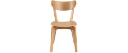 mutoni - Esszimmerstuhl Melrose natur (1 Stück), One Size, Braun