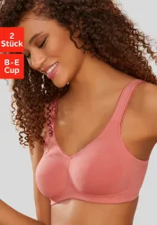 petite fleur Soft-BH Packung, ohne Bügel, Baumwolle – auch ideal für grosse Grössen, bequemer BH