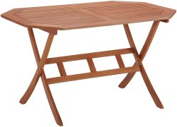 MERXX Gartentisch »Borkum«, Eukalyptusholz, klappbar, 135x85 cm, braun
