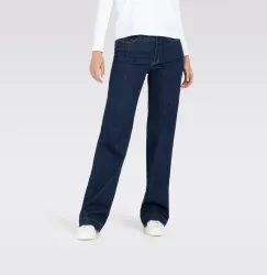 Mac - Dream Jeans Wide Leg, für Damen, Nachtblau, Größe W34