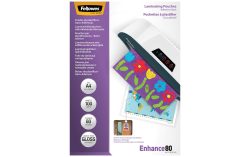 Fellowes Laminierfolie DIN A4 80 micron glänzend 100 St.