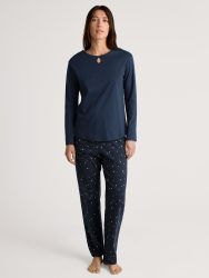 Calida - Pyjama, für Damen, Dunkelblau, Größe XL