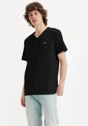 Levi's® - T-Shirt, V-Neck, für Herren, Black, Größe M