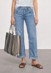 STREET ONE 5-Pocket-Jeans im Casual Fit mit Turn-Up