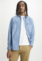 Levi's®, Levi's® - Hemd, kurzarm, für Herren, Blau Denim, Größe S