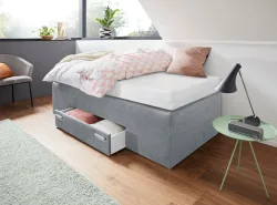 Westfalia Schlafkomfort Boxspringbett mit integrierter Schublade, frei im Raum stellbar