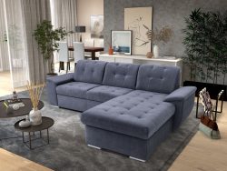 exxpo - sofa fashion Ecksofa »Derby Inkl. Kopfteilverstellung, wahlw. Bett & Bettkasten, L-Form«, EXTRA an Komfort zum Relaxen, Entspannen und Wohlfühlen