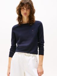 Tommy Hilfiger - Pullover, U-Boot, für Damen, Marine, Größe XL
