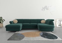 sit&more Wohnlandschaft, wahlweise mit Bettfunktion, Bettkasten und Kopf- und Armteilverstellung