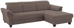 Premium collection by Home affaire Ecksofa »Solvei«, mit Recamierenabschluss und Sitztiefenverstellung. Wahlweise auch mit Kopfteilverstellung und Bettfunktion, Federkern