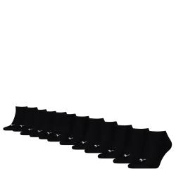 Puma - Socken  12er Pack Stretch-Sneaker Plain ECOM 12P, für Damen, Schwarz, Größe 39-42