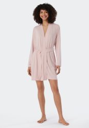 Morgenmantel Modal rosé- Essentials XL