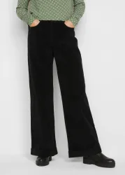 bonprix Cordhose Loose Fit, High-Waist-Design, mit Bequembund