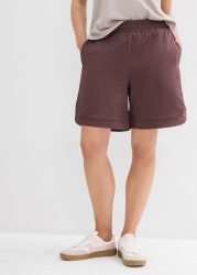bonprix Shorts weite Passform, hochgeschnittener elastischer Bund