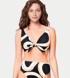 Bikini Oberteil Damen Black B/40