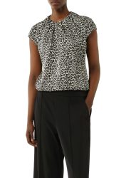 Comma - Bluse, für Damen, Multicolor, Größe 44