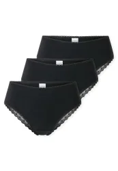 Schiesser - Brasilslip Modern Multipacks, für Damen, Schwarz, Größe 46