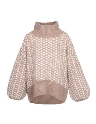 Hést - Pullover LOGO Sweater, für Damen, Braun, Größe XS