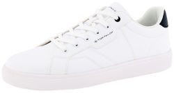 TOM TAILOR Sneaker, Kontrastbesatz an der Ferse, Freizeitschuh, Halbschuh, Schnürschuh