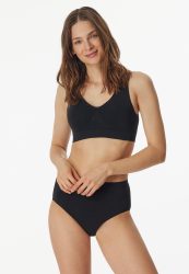 Bustier seamless herausnehmbare Pads schwarz- Classic Seamless M