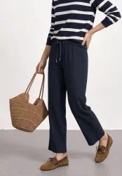 STREET ONE Stoffhose Sommerhose mit Turn-Up-Detail