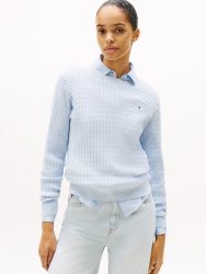 Tommy Hilfiger - Pullover, für Damen, Blau, Größe XL