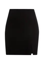 LSCN by LASCANA Minirock mit kleinem Schlitz