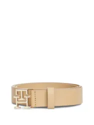 Tommy Hilfiger - Ledergürtel, für Damen, Khaki, Größe 80
