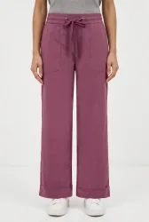 Straight Leg Hose im Casual Fit mit Turn