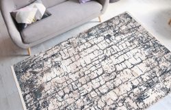 me gusta Teppich »Akropolis 125«, rechteckig, flacher Teppich mit Baumwollrücken, attraktiver Vintage-Look
