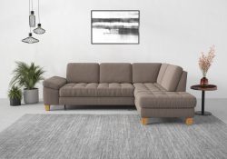 sit&more Ecksofa, mit Ottomane, mit oder ohne Bettfunktion, Bettkasten, Verstellung