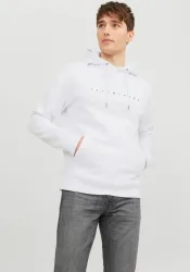 Jack & Jones - Hoodie, für Herren, Weiss, Größe M