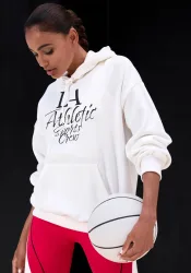 LASCANA ACTIVE Kapuzenpullover mit sportlichem Schriftzug