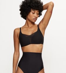 Triumph - Bügelloser BH, wattiert, für Damen, Black, Größe 2