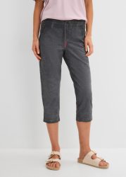 bonprix 3/4-Hose mit modischer Waschung, lockere Passform