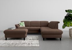 sit&more Ecksofa, wahlweise mit Kopfteilverstellung, Bettfunktion und Stauraum