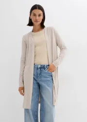 bonprix Shirtjacke aus softem Viskose-Mixgrau 40Damen