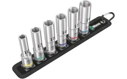 Wera Belt C Deep 1 Steckschlüsseleinsatz-Set 1/2 6teilig 05004565001