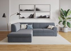DOMO collection Ecksofa »Topper«, mit Ottomane, wahlweise mit Schlaffunktion