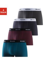 Bench. Hipster Packung, 4 Stk. knapp sitzende Boxershorts aus Baumwollmischung