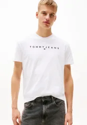 Tommy Jeans - T-Shirt, für Herren, Weiss, Größe S